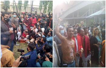 স্লোগানে স্লোগানে উত্তপ্ত এফডিসি