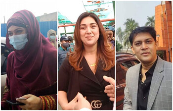 ভোট দিতে এসে আনন্দিত শিল্পীরা