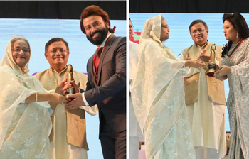 ছবিতে দেখুন প্রধানমন্ত্রীর জাতীয় চলচ্চিত্র পুরস্কার প্রদান