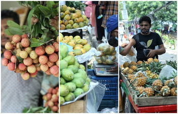রসালো ফলে ভরপুর বাজার