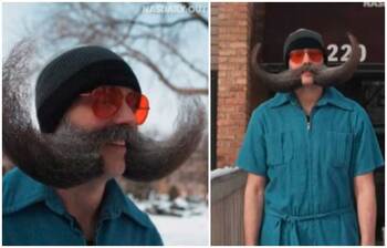 গোঁফ দিয়ে বিশ্বজয়!