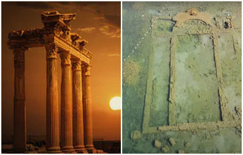 লকডাউনে স্বচ্ছ হ্রদে দেখা গেল ১৬০০ বছরের প্রাচীন স্থাপনা