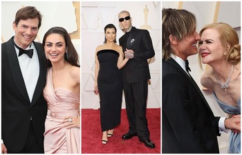 অস্কারের রেড কার্পেটে নজরকাড়া জুটিরা