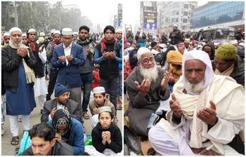 আখেরি মোনাজাতে মুসল্লিদের ঢল