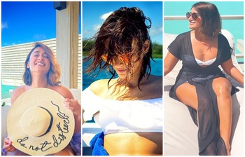 মালদ্বীপের সমুদ্রসৈকতে আবেদনময়ী ইলিয়ানা