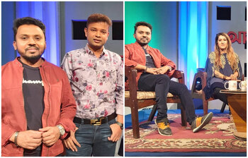 বেলাল-পূজাকে নিয়ে ইকবাল খন্দকারের ‘গান আলাপন’