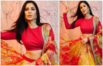 লাল-হলুদে অপরূপা ক্যাটরিনা