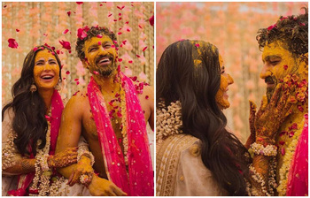 ক্যাটরিনা-ভিকির গায়ে হলুদের ছবি