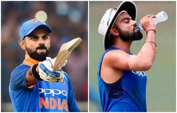 বছরে সাত লাখ টাকার পানি পান করেন কোহলি