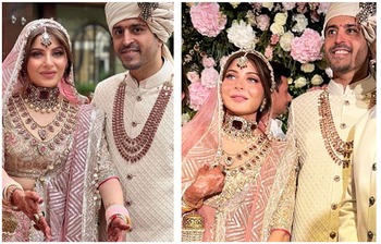 বেবিডল খ্যাত কণিকা কাপুরের দ্বিতীয় বিয়ের ছবি