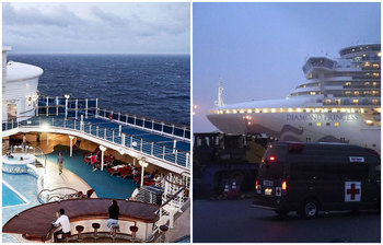 জাহাজে লকডাউনে ১ লাখ মানুষ