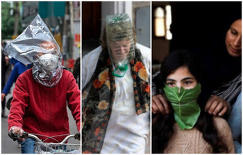 করোনা থেকে বাঁচতে অভিনব মাস্ক