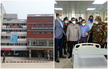 ছবিতে দেখুন মহাখালীর ১০০০ শয্যার করোনা হাসপাতাল