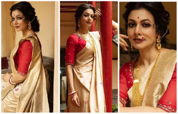 পূজার সাজে কোয়েল