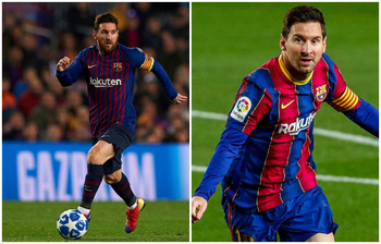 এক ঝলকে মেসি