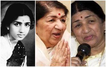 স্মৃতির অ্যালবামে লতা