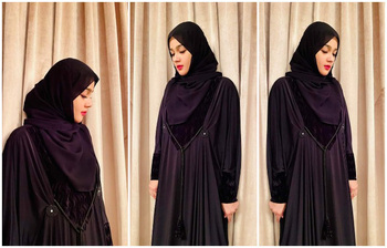 বোরকায় অপরূপা মাহি