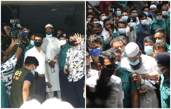 ছবিতে দেখুন আদালতে মামুনুল হক