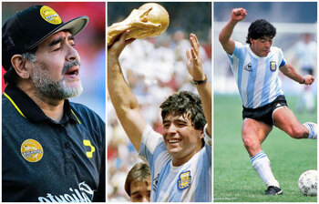 স্মৃতির অ্যালবামে ম্যারাডোনা