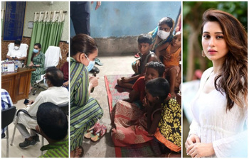 ঘূর্ণিঝড় ইয়াসে আক্রান্তদের পাশে যেভাবে দাঁড়ালেন মিমি