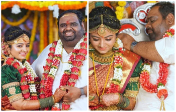 দক্ষিণী সিনেমার নায়িকা মহালক্ষ্মীর বিয়ের ছবি