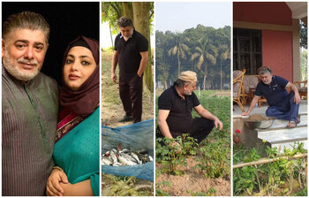 ছবিতে দেখুন এক সময়ের সুপারহিট নায়ক নাঈমের কৃষিকাজ