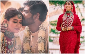 দক্ষিণী তারকা নয়নতারার বিয়ের ছবি