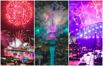 ছবিতে দেখুন বিশ্বের বিভিন্ন দেশ যেভাবে নতুন বছর বরণ করেছে