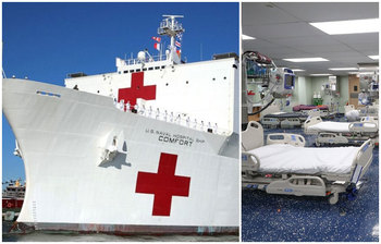 জায়গার অভাবে জাহাজে করোনার আইসোলেশন সেন্টার