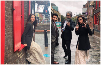 লন্ডনের রাস্তায় যেভাবে ধরা দিলেন নুসরাত