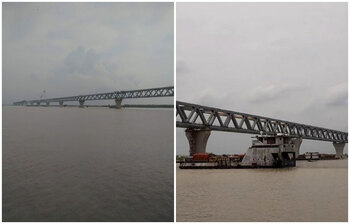 স্বপ্নের পদ্মা সেতুর কাজ যেভাবে এগিয়েছে