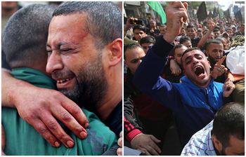 ছবিতে দেখুন ইসরায়েলি হামলায় রক্তাক্ত গাজা