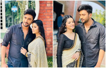 হঠাৎ একই ফ্রেমে রোশান-পরীমনি