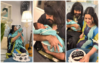 ছেলের মাসপূর্তিতে উচ্ছ্বসিত রাজ-পরীমনি