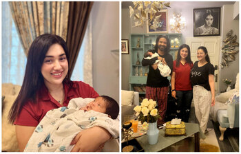 অপুর কোলে পরী-রাজের ছেলে