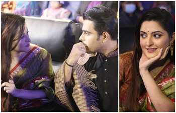 দর্শকদের সাথে সিনেমা দেখল পরীমনি-সিয়াম