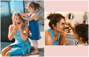 লকডাউনে প্রিয়াংকাকে সাজাচ্ছেন কে এই ছোট্ট কৃষ্ণা