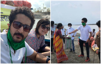 আম্ফানে ক্ষতিগ্রস্ত মানুষের পাশে যেভাবে দাঁড়ালেন পরমব্রত