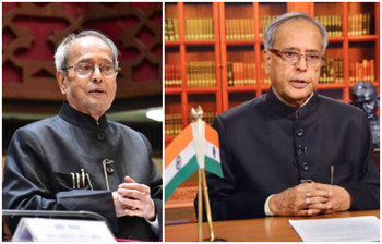 স্মৃতির অ্যালবামে প্রণব মুখার্জি