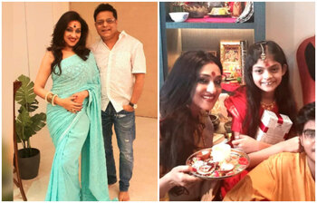 কোথায় পূজা করলেন ঋতুপর্ণা?