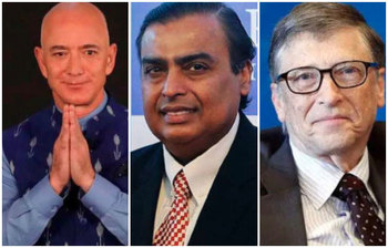 বিশ্বের শীর্ষ ৫ ধনী