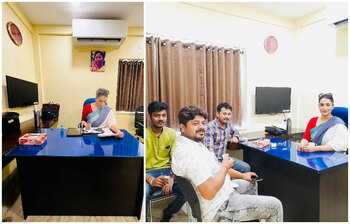 পার্টি অফিসে সায়ন্তিকা