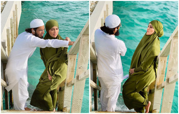 স্বামীর সঙ্গে সানা খানের ছবি ভাইরাল