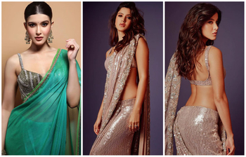 দিওয়ালিতে যেমন সেজেছেন শানায়া