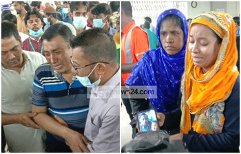 চমেক হাসপাতাল প্রাঙ্গণে স্বজনদের আহাজারি