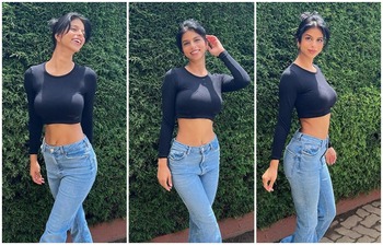 আবেদনময়ী রূপে সুহানা