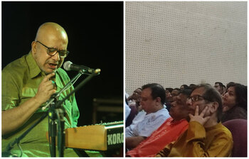 সুরের জাদুতে মুগ্ধতা ছড়ালেন সুমন