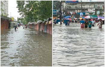 বন্যায় মানবিক বিপর্যয় সুনামগঞ্জে