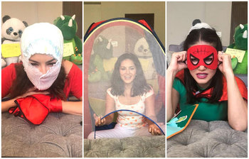 লকডাউনে ঘরে বসে যা করছেন সানি লিওন