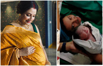 ছেলের সাথে শুভশ্রী